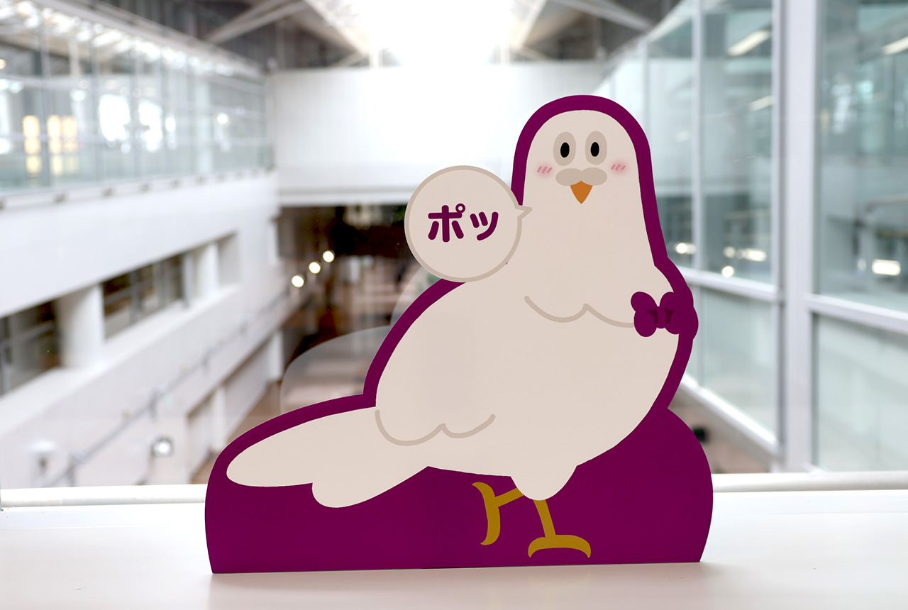 PEach 初のTVCMキャラクター「鳩」金浦っぽ