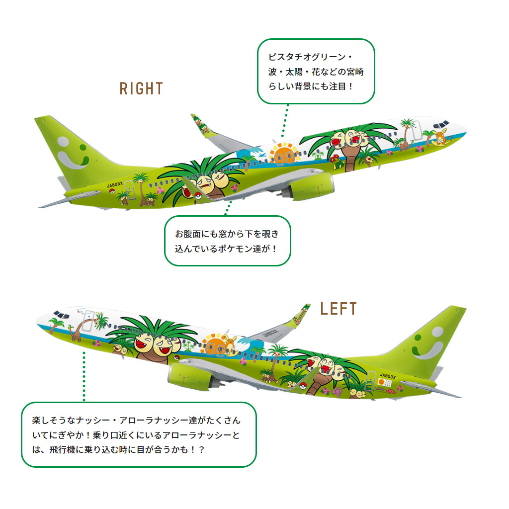 ソラシドエア、「ナッシージェット宮崎」運航決定！羽田/那覇/中部 ...