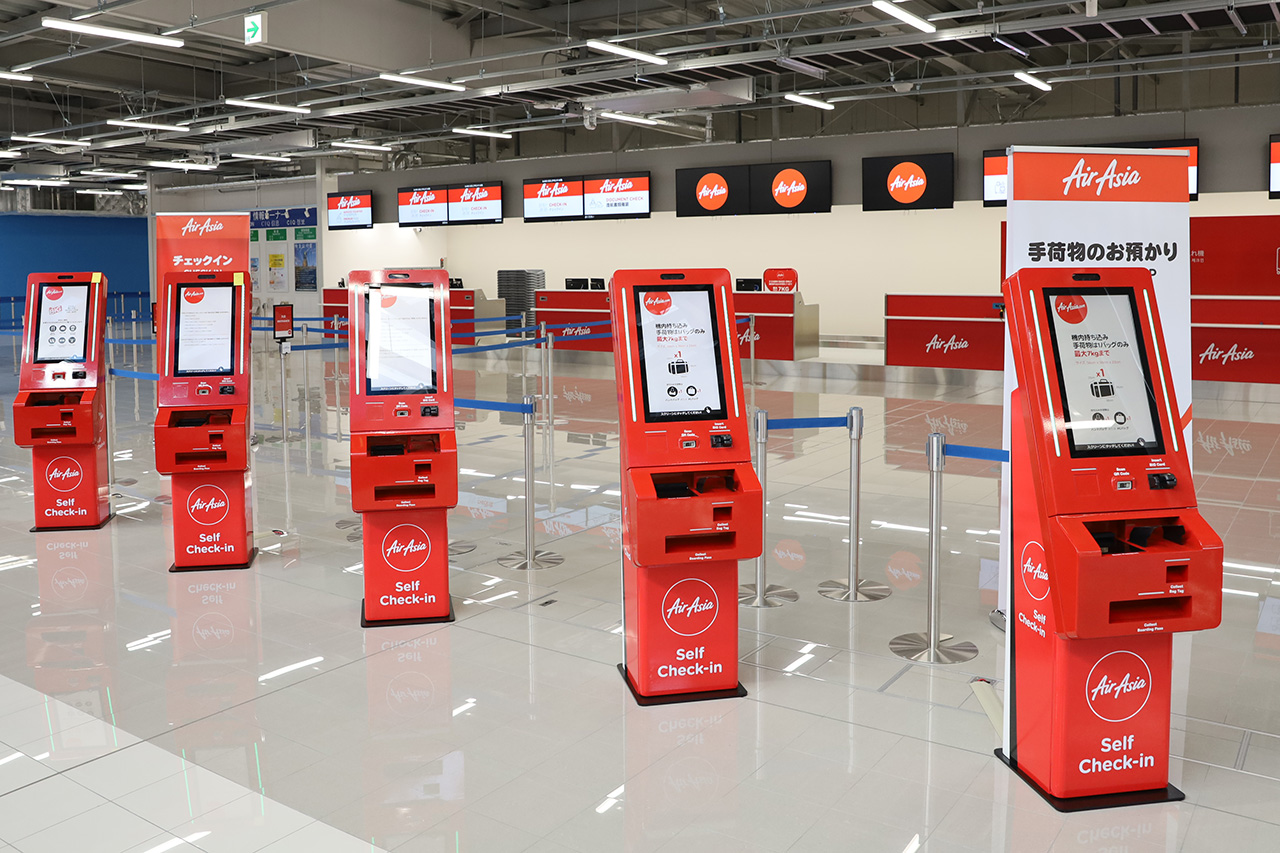 エアアジア 自動チェックイン機